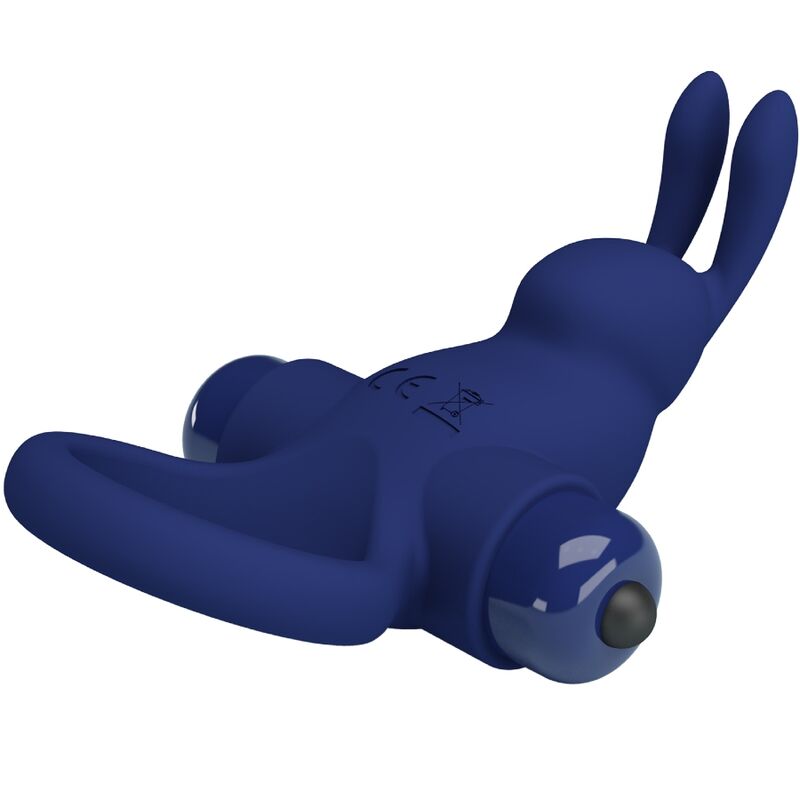 PRETTY LOVE - Jiro Rabbit Ring With Vibration Blue