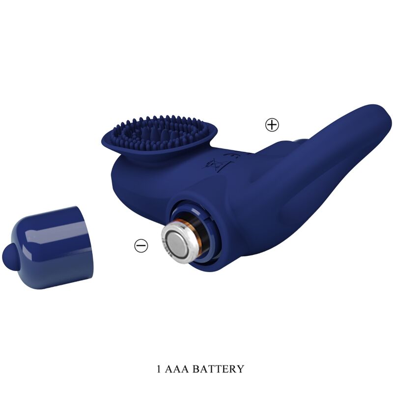 PRETTY LOVE - Palle Ring With Vibration Blue