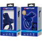 PRETTY LOVE - Jamele Double Ring With Vibration & Butterfly Stimulator Blauw