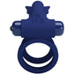 PRETTY LOVE - Jamele Double Ring With Vibration & Butterfly Stimulator Blauw
