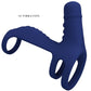 PRETTY LOVE - Elish Vibrating Ring With Extension Blue