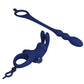 PRETTY LOVE - Ayad Rabbit Vibrator Ring With Plug Blauw