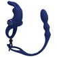 PRETTY LOVE - Ayad Rabbit Vibrator Ring With Plug Blauw