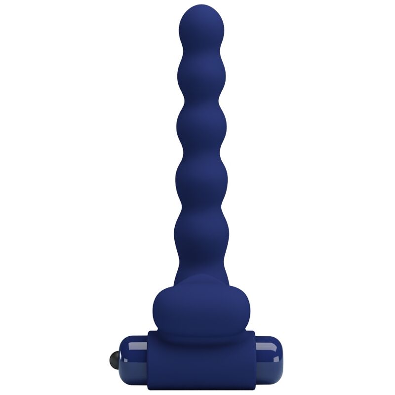 PRETTY LOVE - Ajmal Vibrating Ring With Plug Blauw