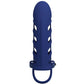PRETTY LOVE - Altaf Vibrator Ring With Silicone Sheath Blauw