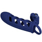 PRETTY LOVE - Altaf Vibrator Ring With Silicone Sheath Blauw