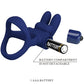 PRETTY LOVE - Francisco Double Vibrating Ring Rabbit Blauw