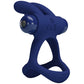 PRETTY LOVE - Francisco Double Vibrating Ring Rabbit Blauw