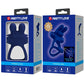 PRETTY LOVE - Francisco Double Vibrating Ring Rabbit Blauw