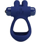 PRETTY LOVE - Francisco Double Vibrating Ring Rabbit Blauw