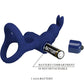 PRETTY LOVE - Luchito Double Vibrating Ring Rabbit Blauw