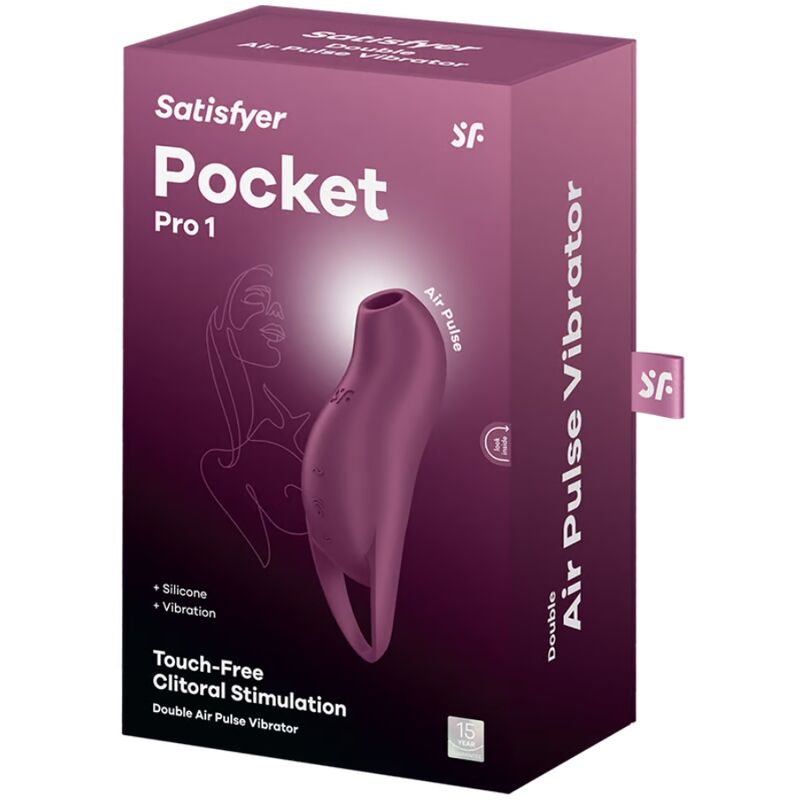 Satisfyer - Pocket Pro 1 Clitoris Stimulator Granaat