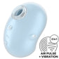 SATISFYER - Cutie Ghost Lay-On Vibrator Light Blauw