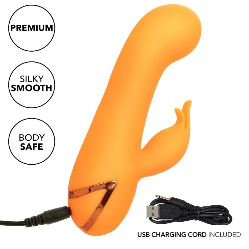 CalExotics - Montecito Muse Vibrator Rabbit Orange By California Dreaming