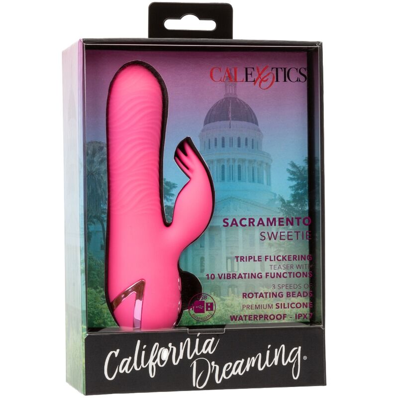 CalExotics - Sacramento Sweetie Vibrator Rabbit Pink By California Dreaming