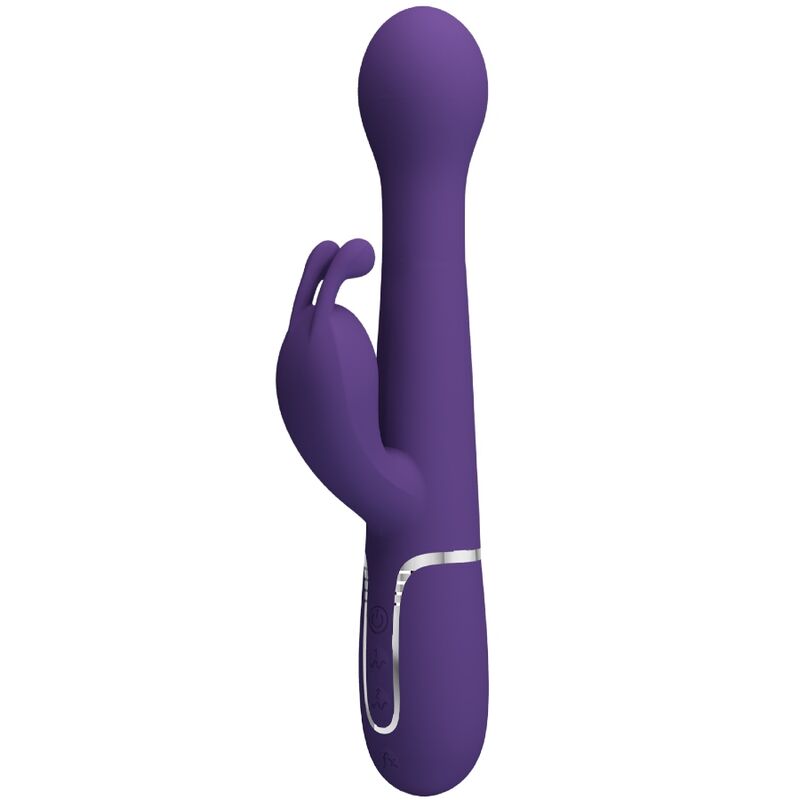 PRETTY LOVE - Dejon Rabbit Vibrator 3 In 1 Multifunction Purple