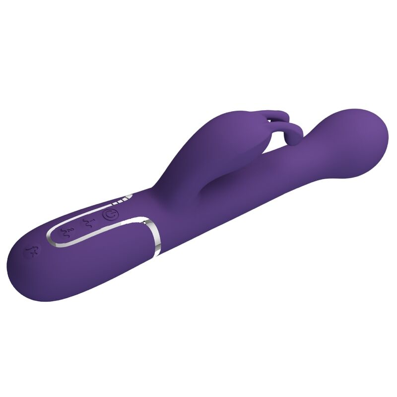 PRETTY LOVE - Dejon Rabbit Vibrator 3 In 1 Multifunction Purple
