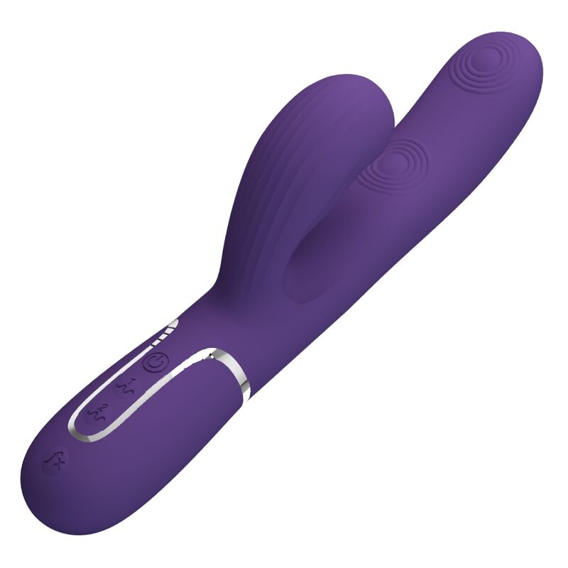 PRETTY LOVE - Perlita G-Spot Vibrator 3 In 1 Multifunction Paars