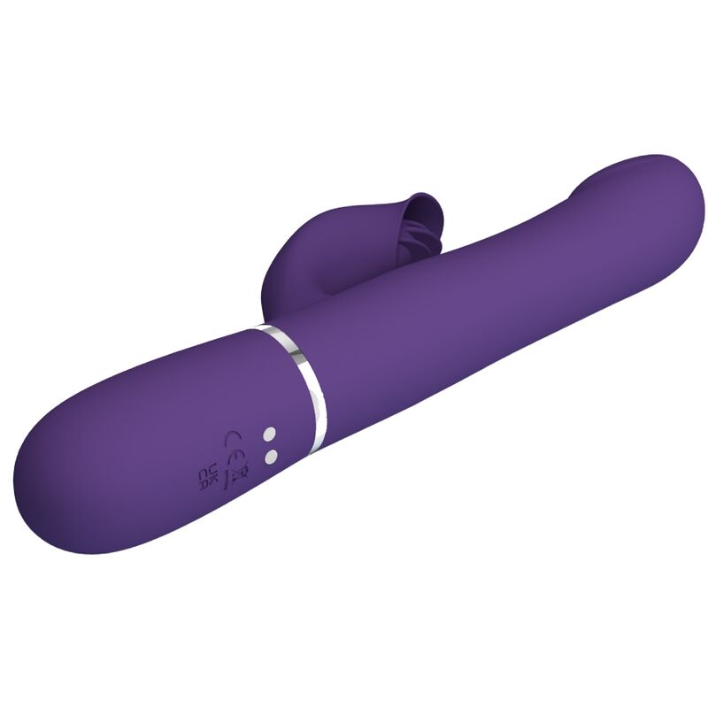 PRETTY LOVE - Zalin Rabbit Vibrator Pearls 4 In 1 Paars