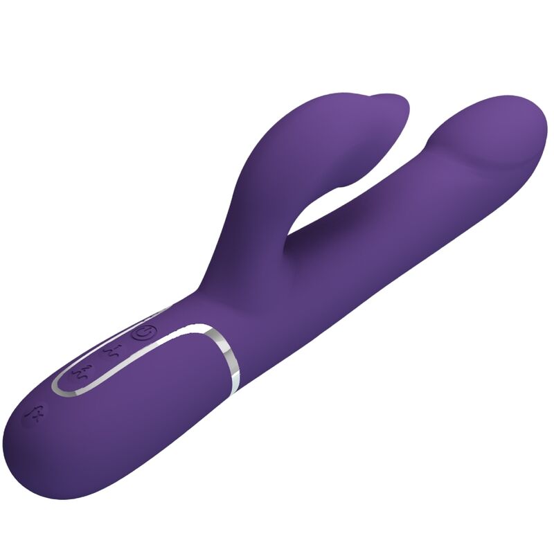 PRETTY LOVE - Zalin Rabbit Vibrator Pearls 4 In 1 Paars