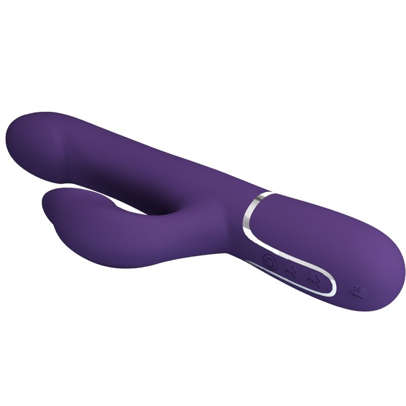 PRETTY LOVE - Zalin Rabbit Vibrator Pearls 4 In 1 Paars