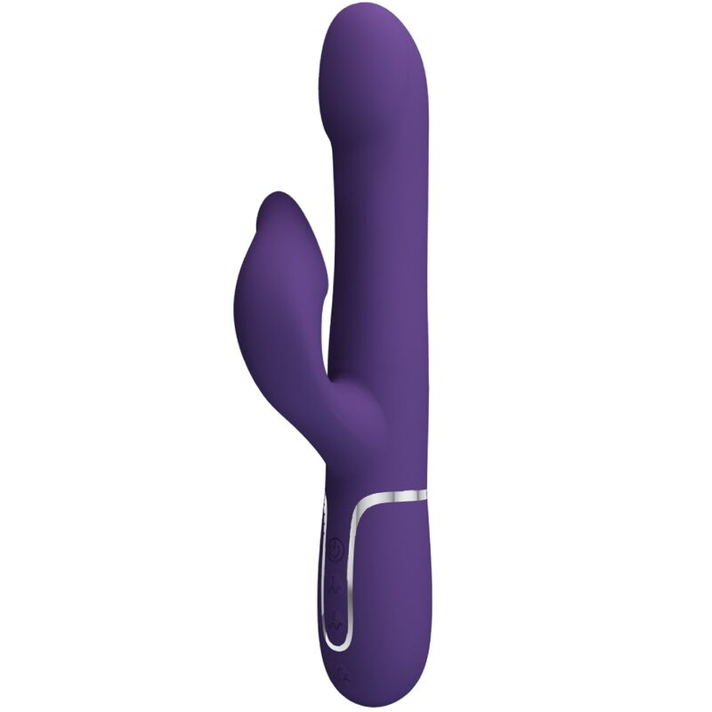 PRETTY LOVE - Zalin Rabbit Vibrator Pearls 4 In 1 Paars