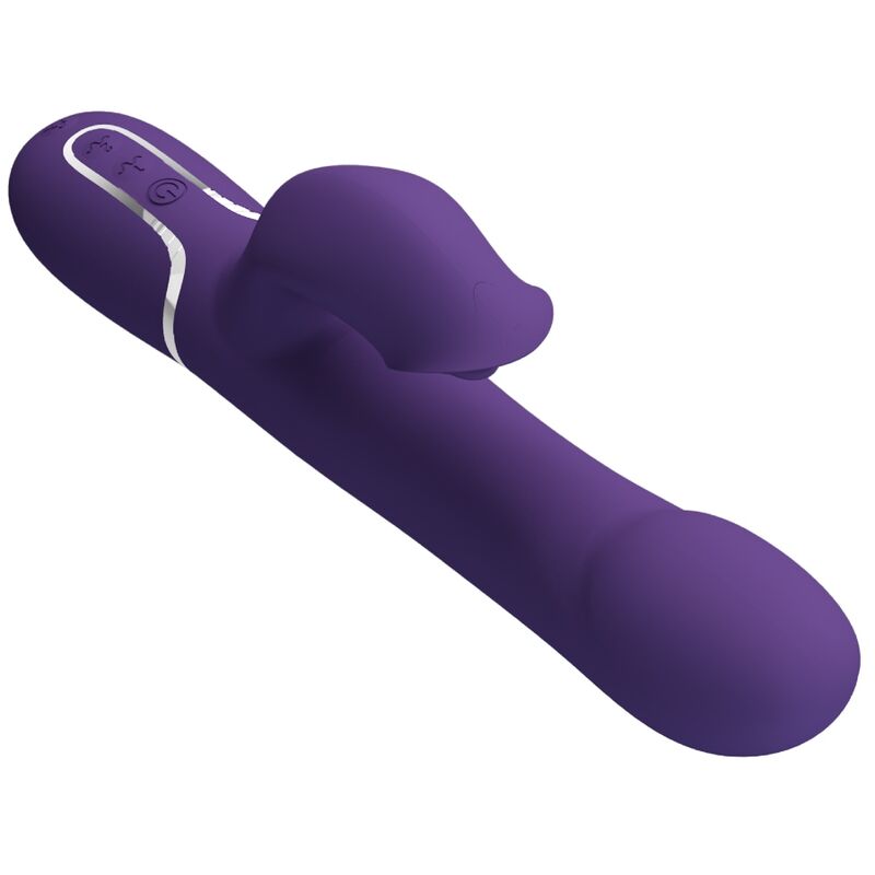 PRETTY LOVE - Zalin Rabbit Vibrator Pearls 4 In 1 Paars