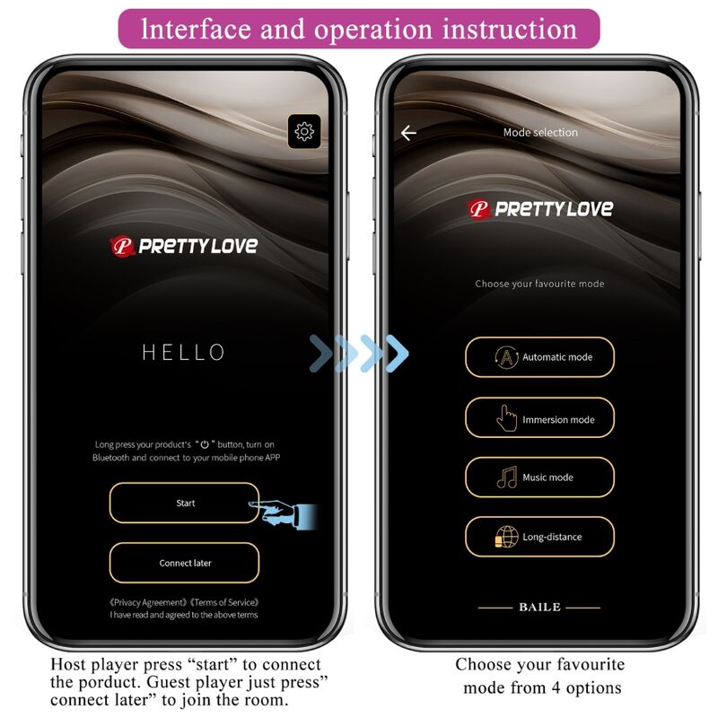 PRETTY LOVE - Hector Electroshock Vibrator Free APP Violet