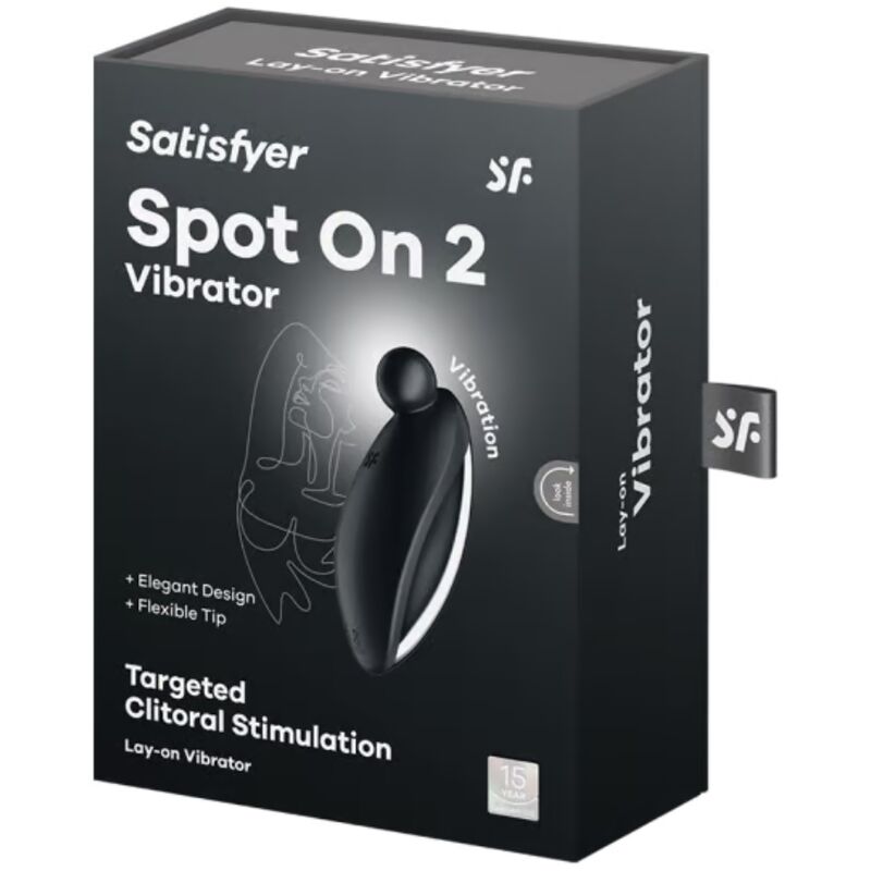 Satisfyer - Spot on 2 Lay-On Vibrator Black