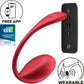 SATISFYER - Shiny Petal G Point Afstandsbediening Stimulator Rood Free APP