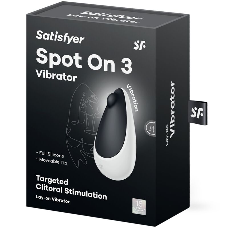 Satisfyer - Spot on 3 Clitoris Stimulator Black
