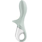 Satisfyer - Luchtpomp Booty 3 Opblaasbare Anale Vibrator Groen Grijs