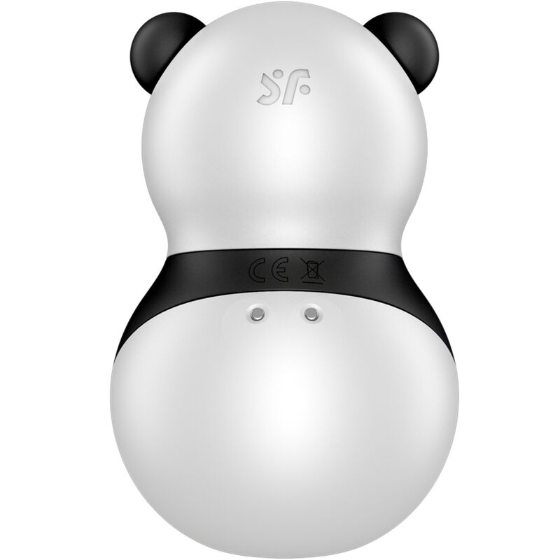 Satisfyer - Pocket Panda Stimulator & Vibrator Black and White