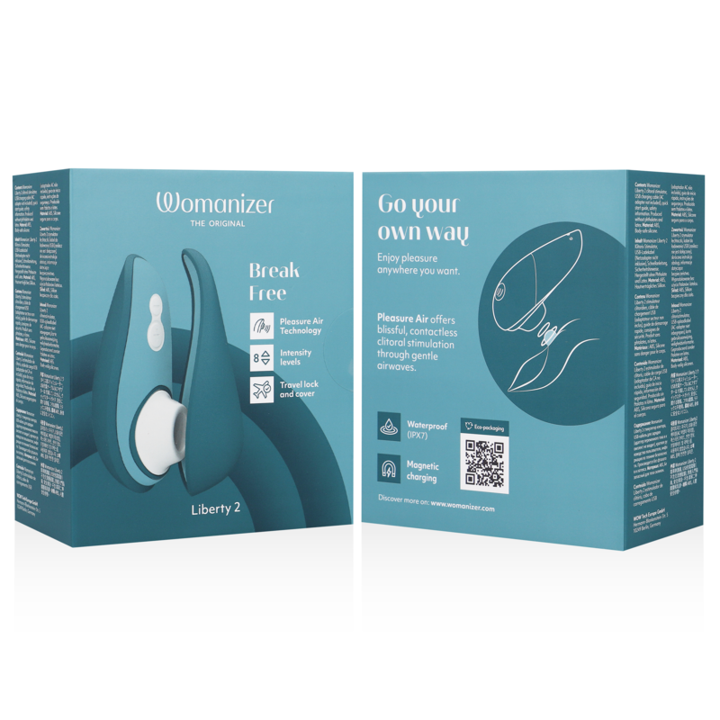WOMANIZER - Liberty 2 Clitoris Stimulator & Suction Violet