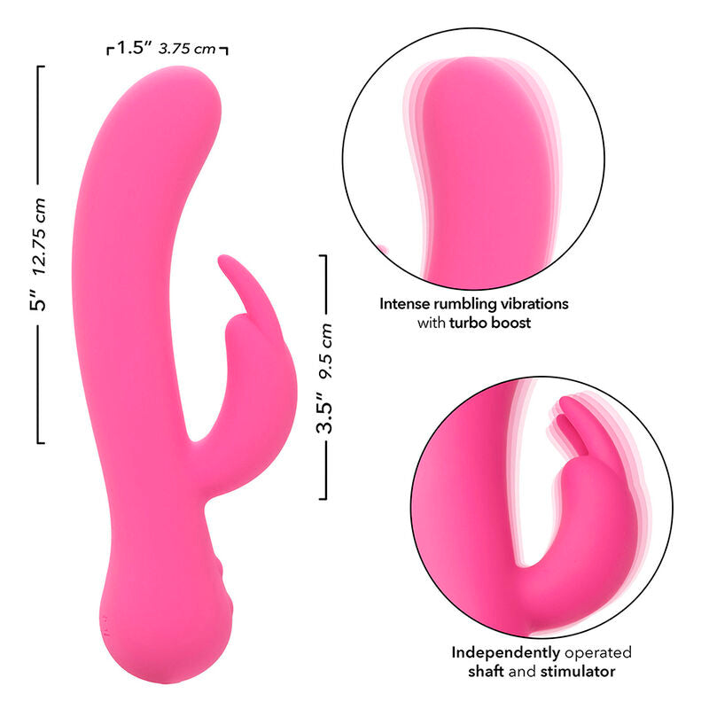 CalExotics - Eerste Keer Oplaadbare Konijnenvibrator Roze