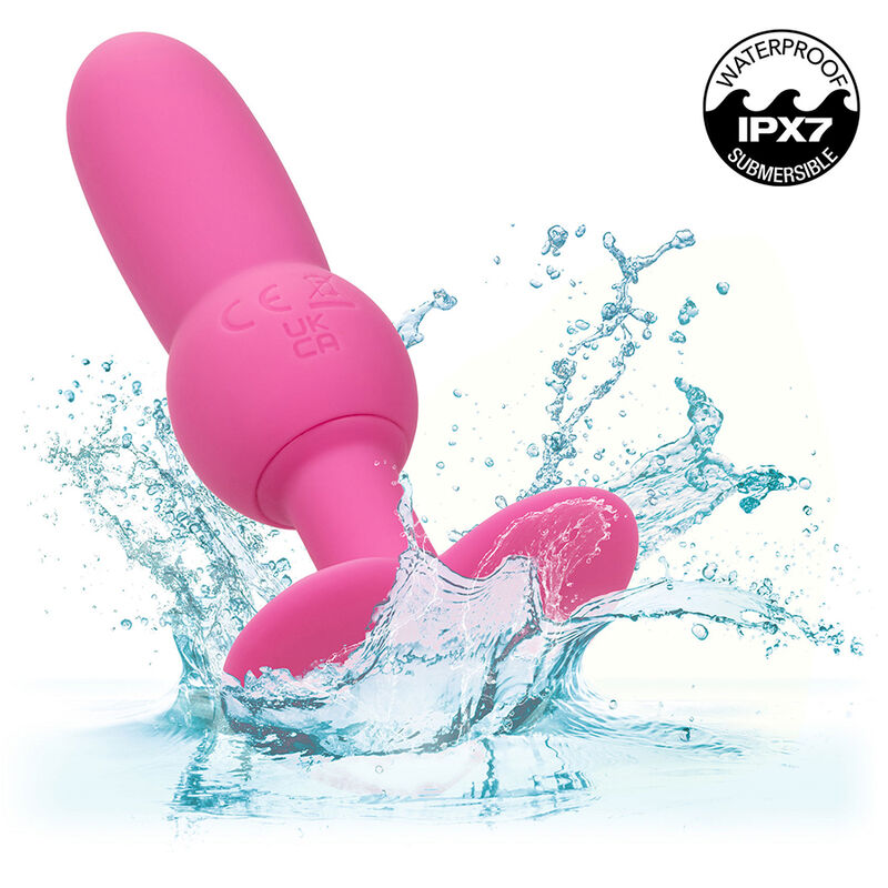 CalExotics - First Time Anal Plug Beaded Probe 10 Vibrations Pink