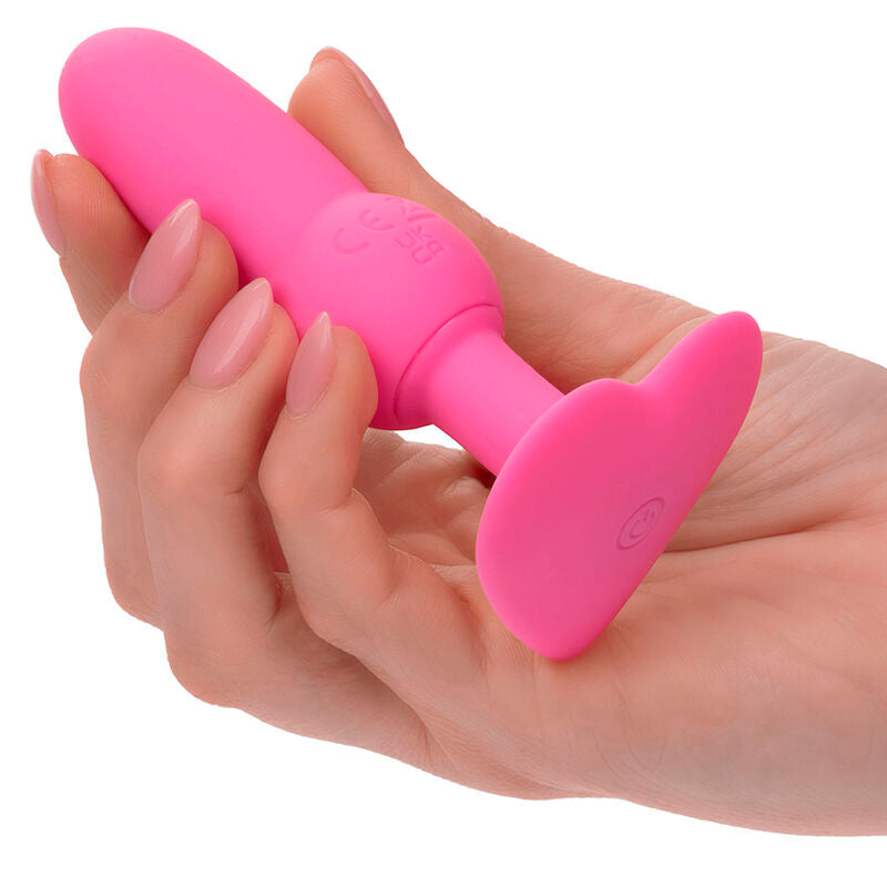 CalExotics - First Time Anal Plug Beaded Probe 10 Vibrations Pink