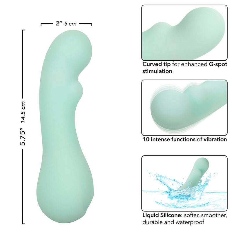 CalExotics - Pacifica Bora Bora G-SPOT Stimulator 10 Vibraties Aqua