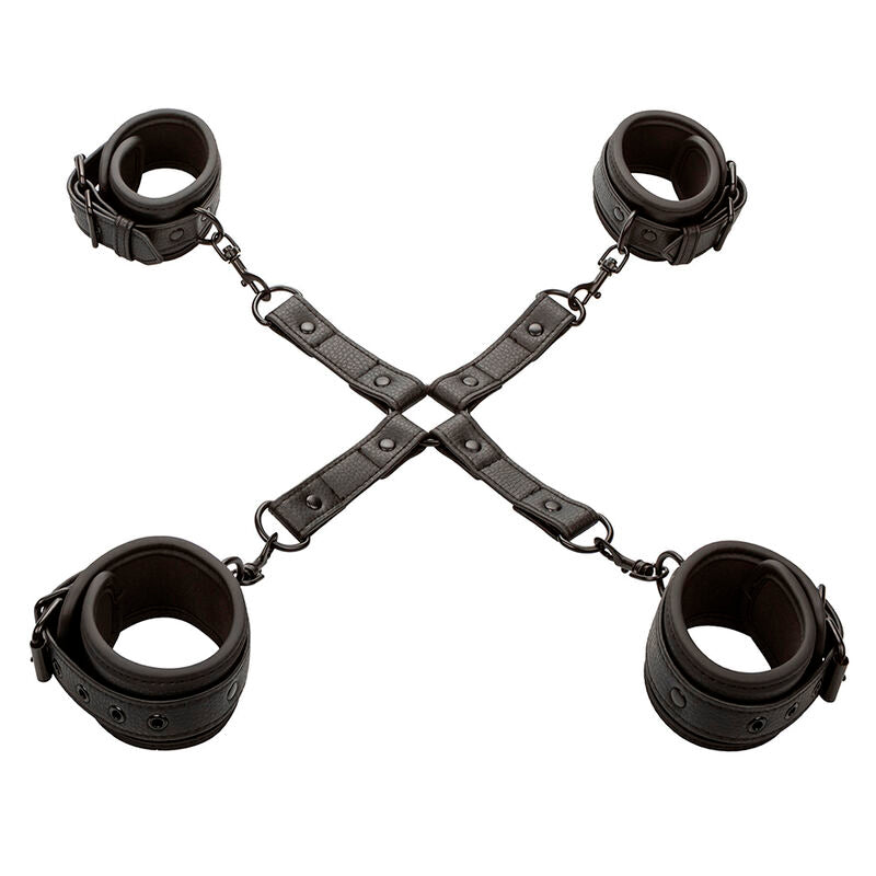 CalExotics - Nocturnal Hog Tie Connector Cuero Ajustable Black