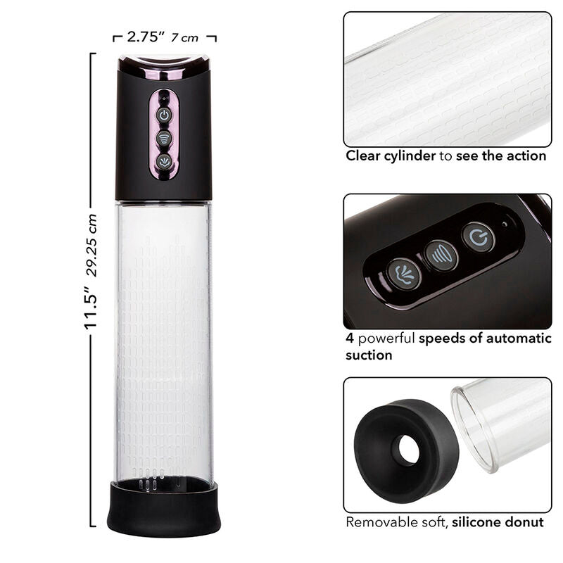 CalExotics - Peak 4-Speed Suction Pump Black