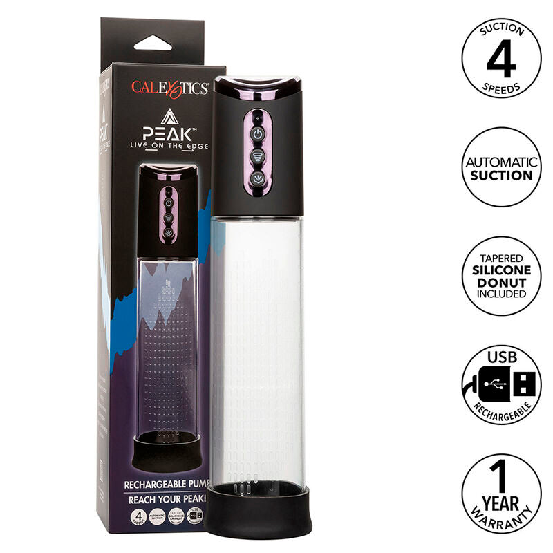 CalExotics - Peak 4-Speed Suction Pump Black