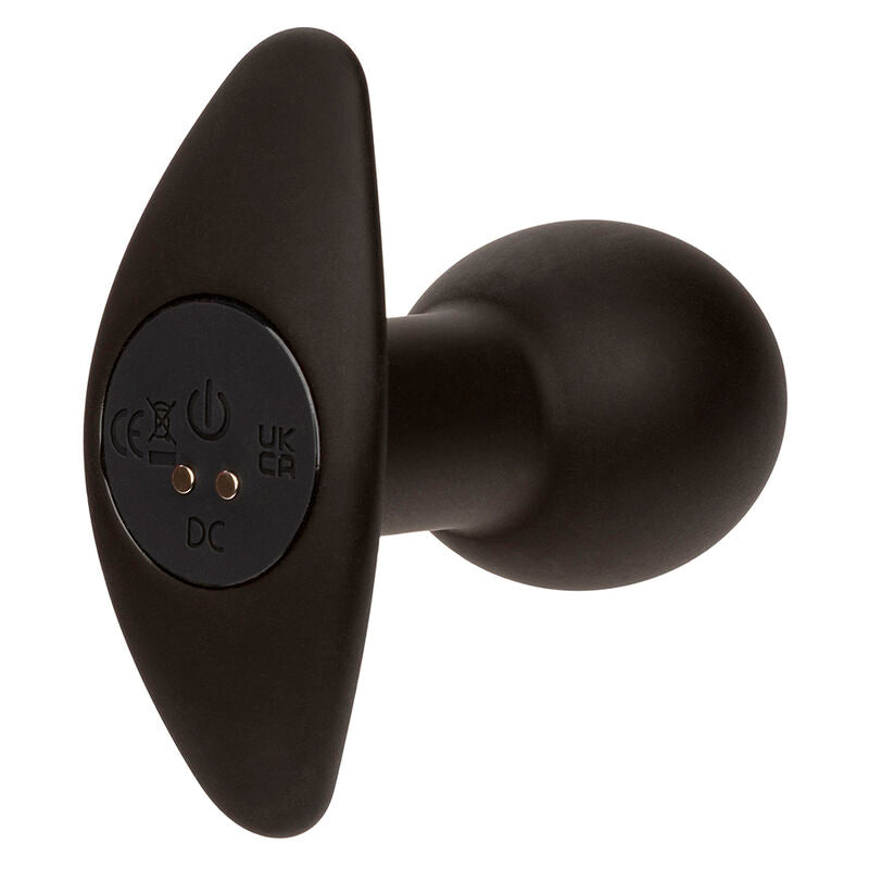 CalExotics - Rock Bottom Anaal Plug 10 Vibraties Siliconen Zwart