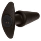 CalExotics - Rock Bottom Tapered Anal Plug 10 Vibraties Siliconen Zwart