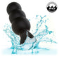 CalExotics - Rock Bottom Anaal Plug Met Kralen 10 Vibraties Siliconen Zwart