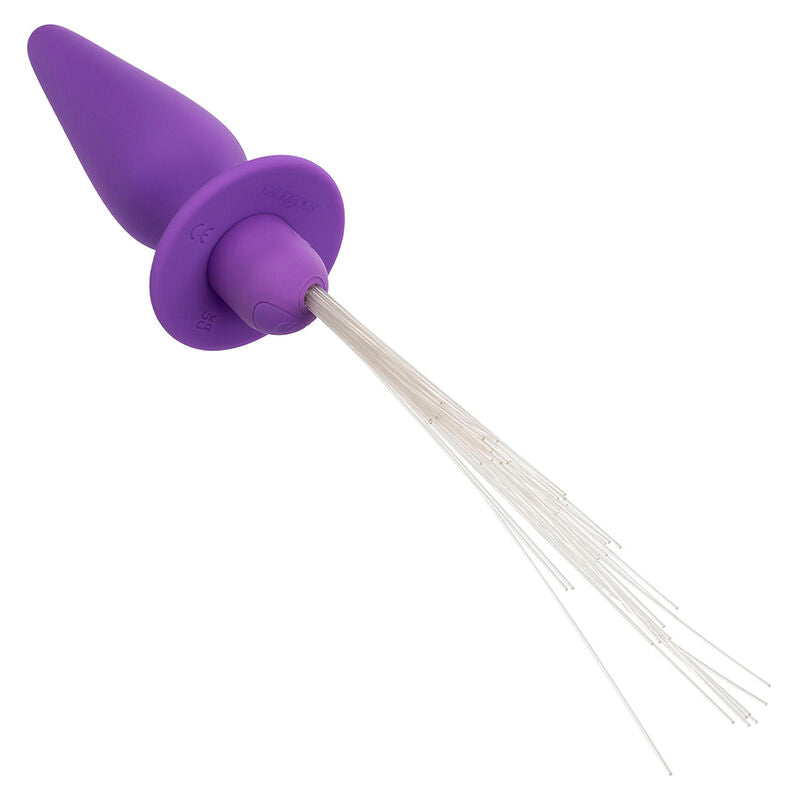 CalExotics - Southern Lights Light Up Anal Plug 10 Vibrations Silicone Purple
