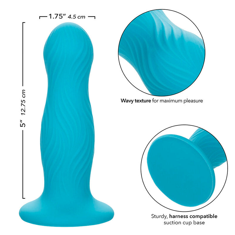 CalExotics - Wave Rider Swell Anal Plug Blue