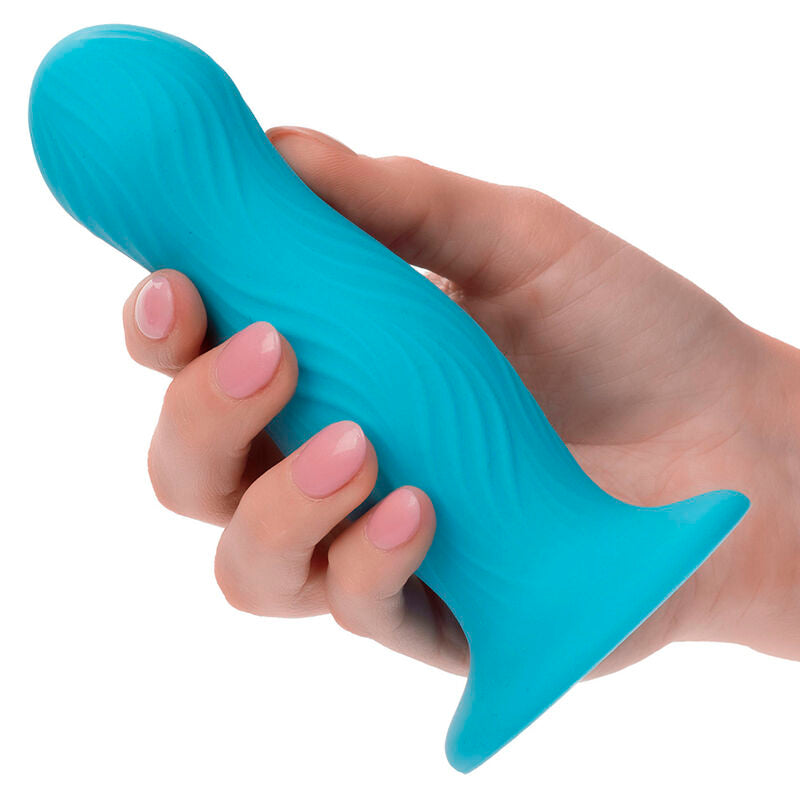 CalExotics - Wave Rider Swell Anal Plug Blue