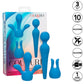 CalExotics - Couture Kit Vibrator Wand 10 Vibrations Blue