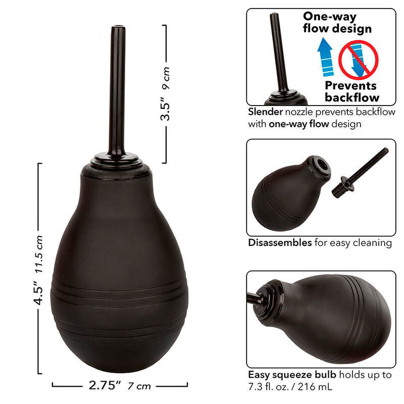 CalExotics - Eenweg Zwarte Anale Douche