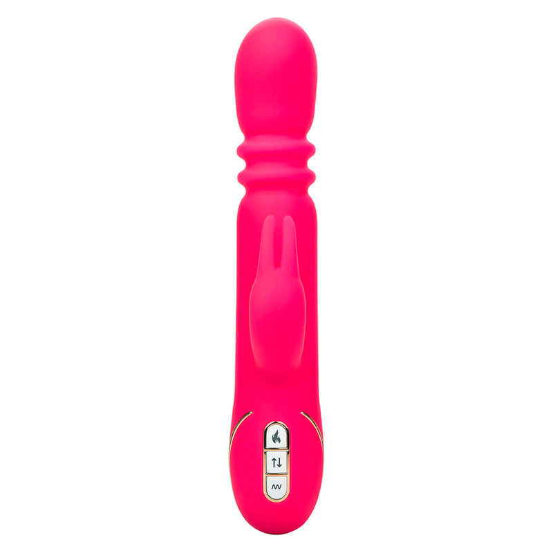 CalExotics - Jack Fantasy Triple Verwarmbare Vibrator Konijn Roze